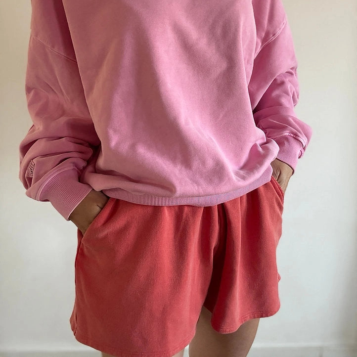 Short melvin rouge delave