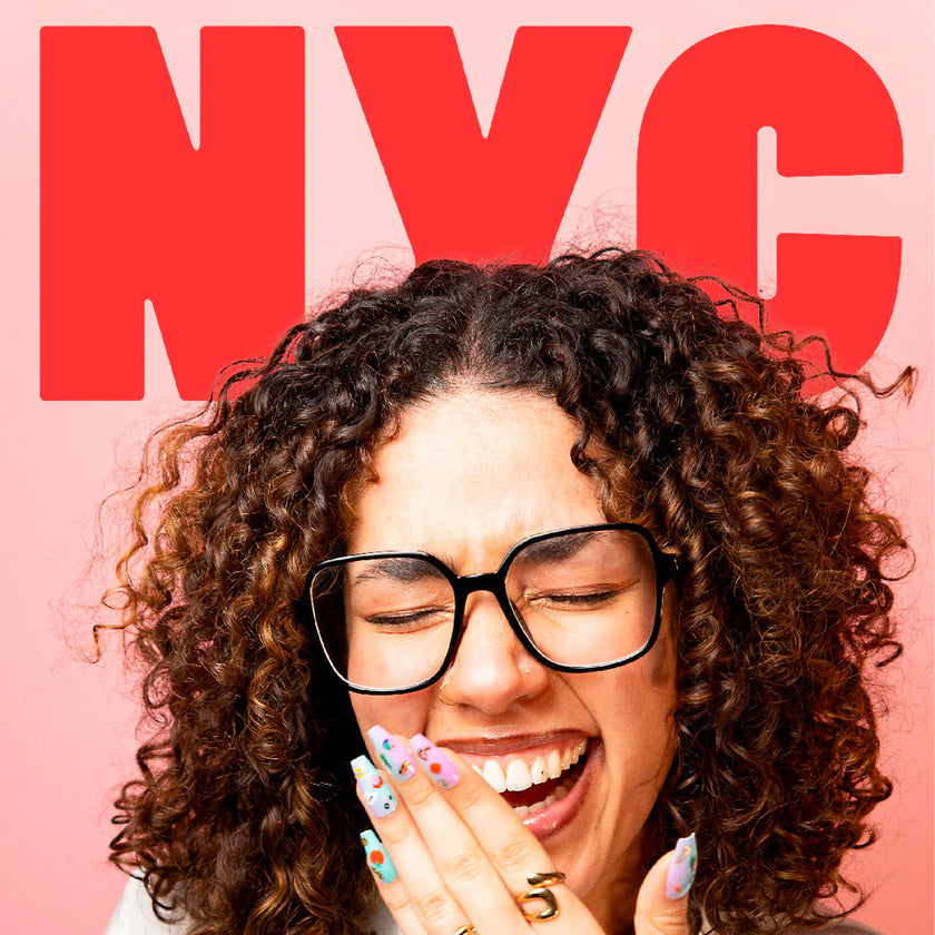 Sticker nail art NYC