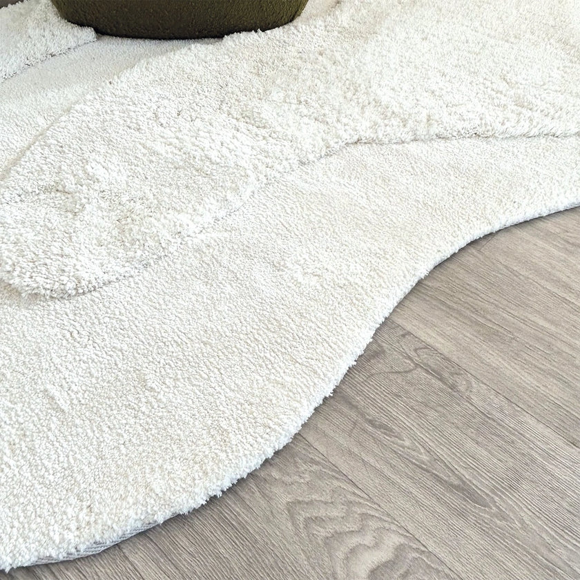 Tapis harmonique blanc