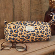 Trousse d'ecolier leopard camel