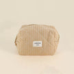 Trousse de toilette Amour et 3 coeurs camel