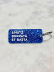 SPRITZ BURRATA ET BASTA Porte-clés à paillettes Plus de LOVE
