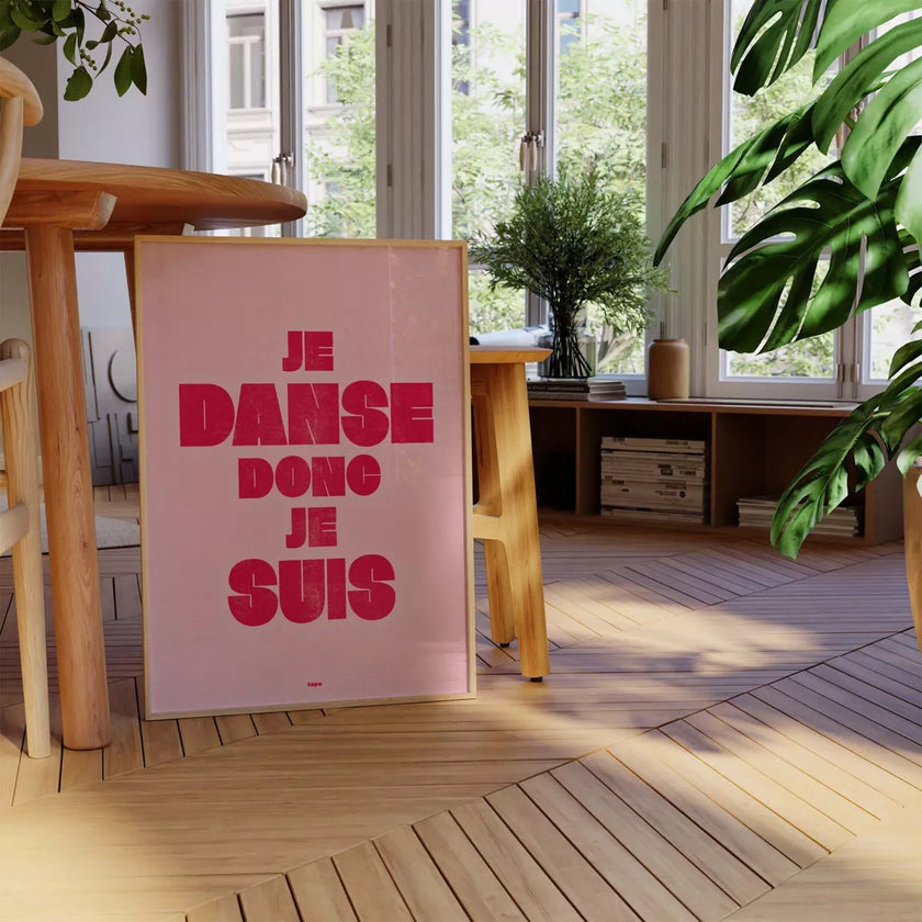 Affiche, je danse donc je suis