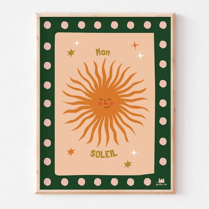 Affiche mon soleil ma petite vie