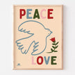 affiche peace and love