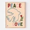 affiche peace and love