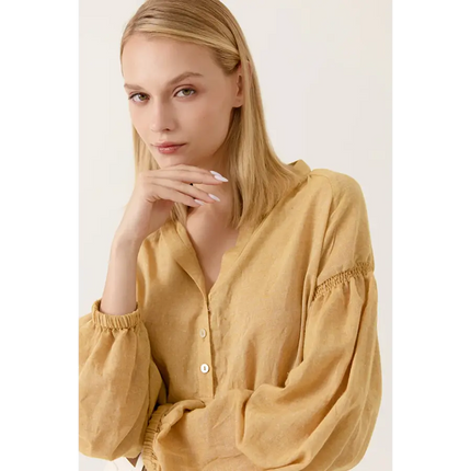 Artlove Blouse cristale jaune