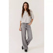 Artlove jean gris taille basse Calena