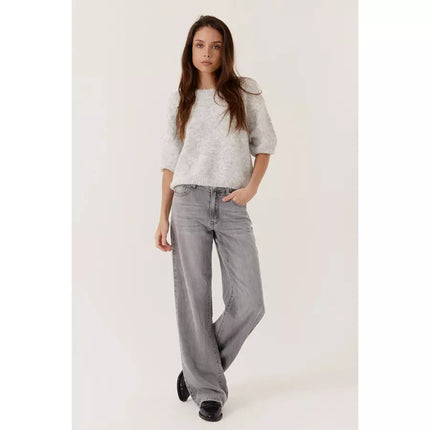 Artlove jean gris taille basse Calena