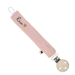 Attache tétine gaze rose atelier wagram