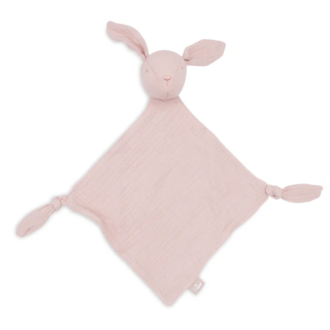 attache tetine lapin vieux rose