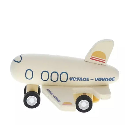 Avion a friction en bois