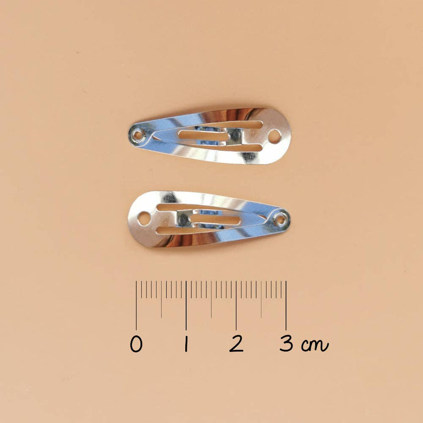 Barrettes mini papillon - Liberty Betsy ann lemon (paire)