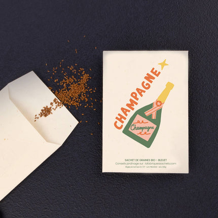 Champagne - Sachet de graines de Bleuets