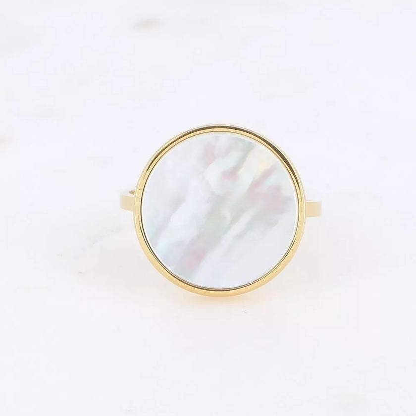 bague maxine dore nacre