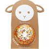 ballon 10cm confetti multicolore