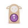 ballon 10cm paillette violet