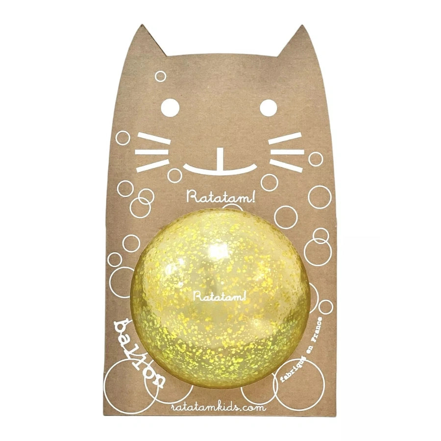 ballon 15cm bulle jaune