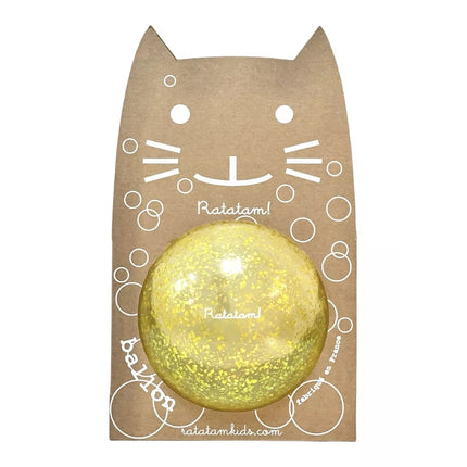 ballon 15cm bulle jaune
