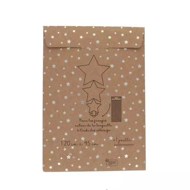 Ballon 3 étoiles avec franges