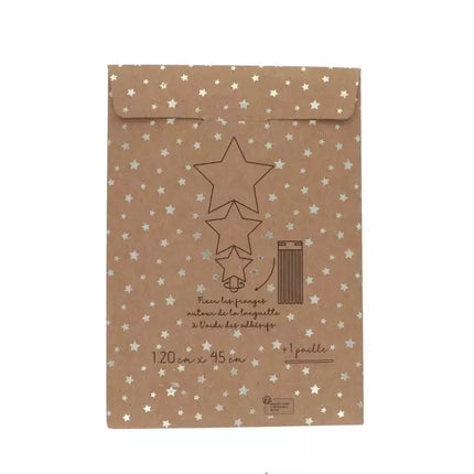 Ballon 3 étoiles avec franges