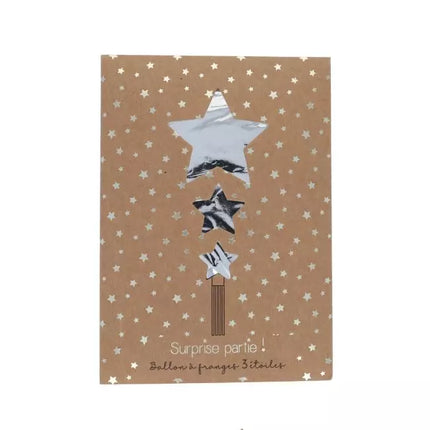 Ballon 3 étoiles avec franges