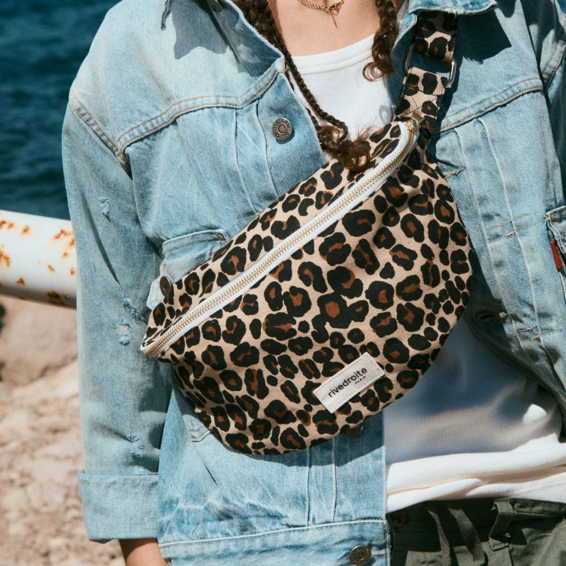 sac banane leopard