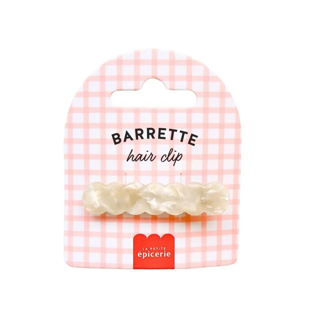 Barrette à cheveux curvy nacré la petite épicerie