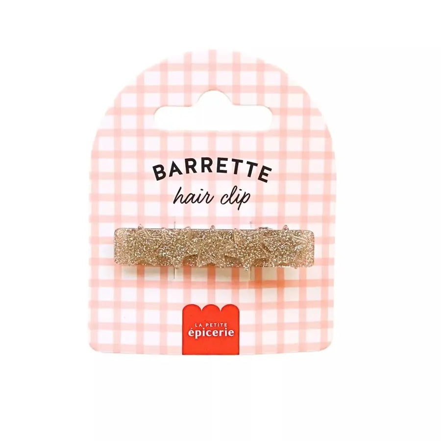 barette étoiles champagnes