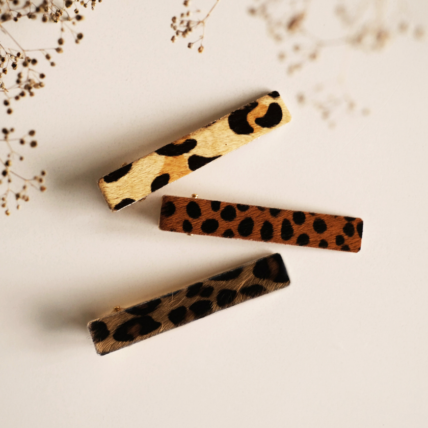 barrette leopard