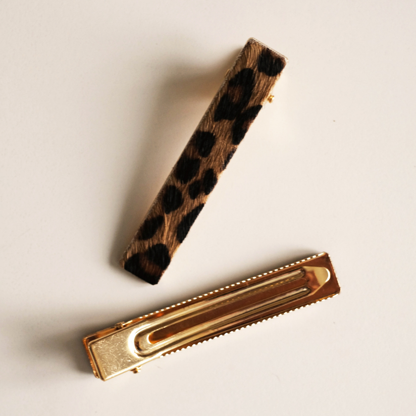 barrette leopard 