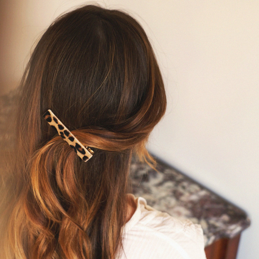 barrette leopard