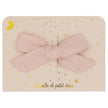 barrette noeud princesse rose