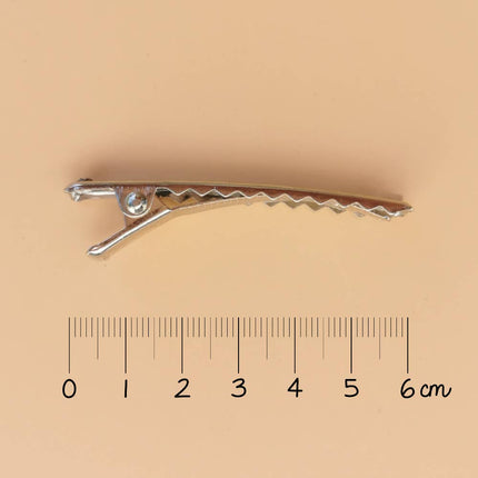 barrette noeud princesse rose