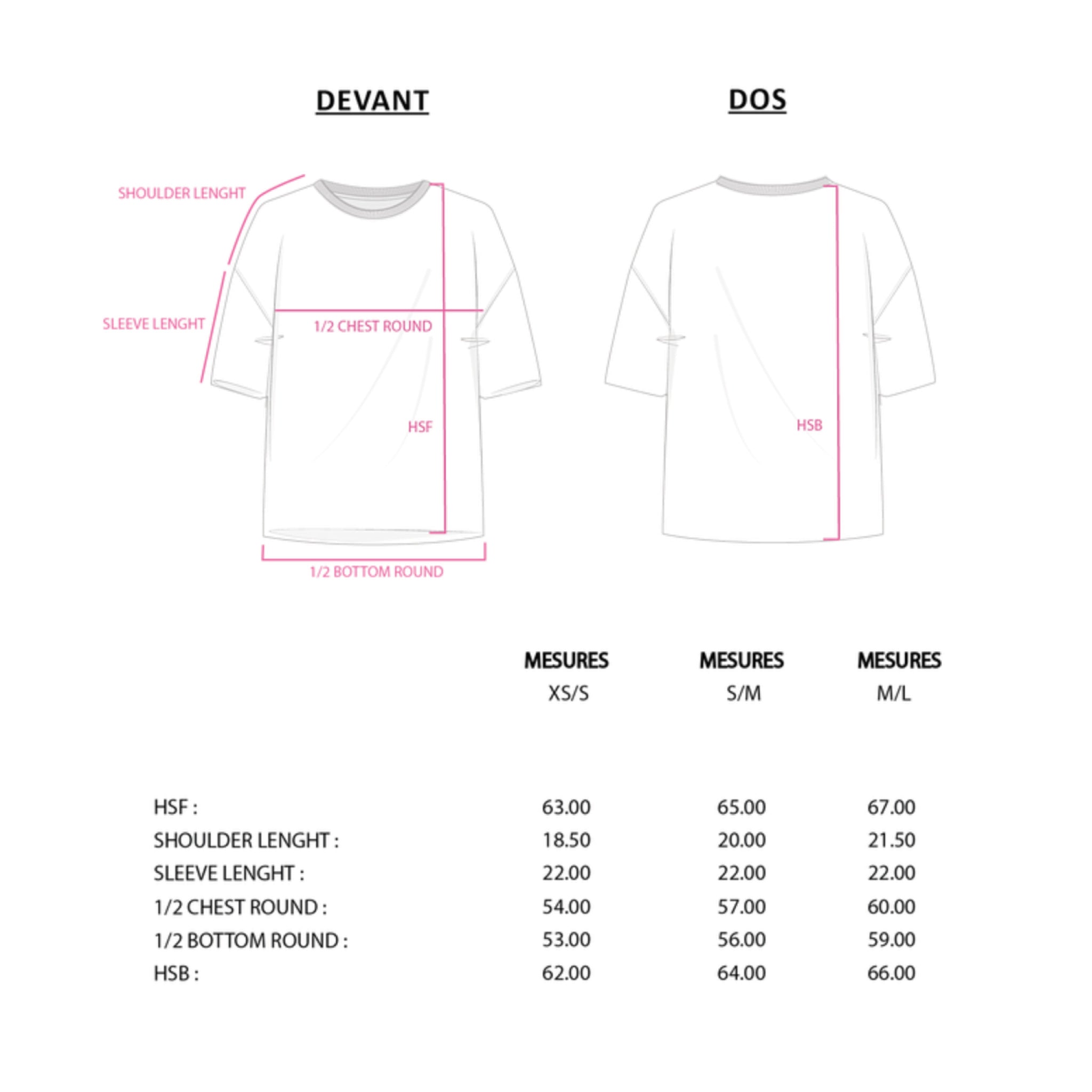 T-shirt oversize Basile bleu délavé – Les Bonnes Sœurs