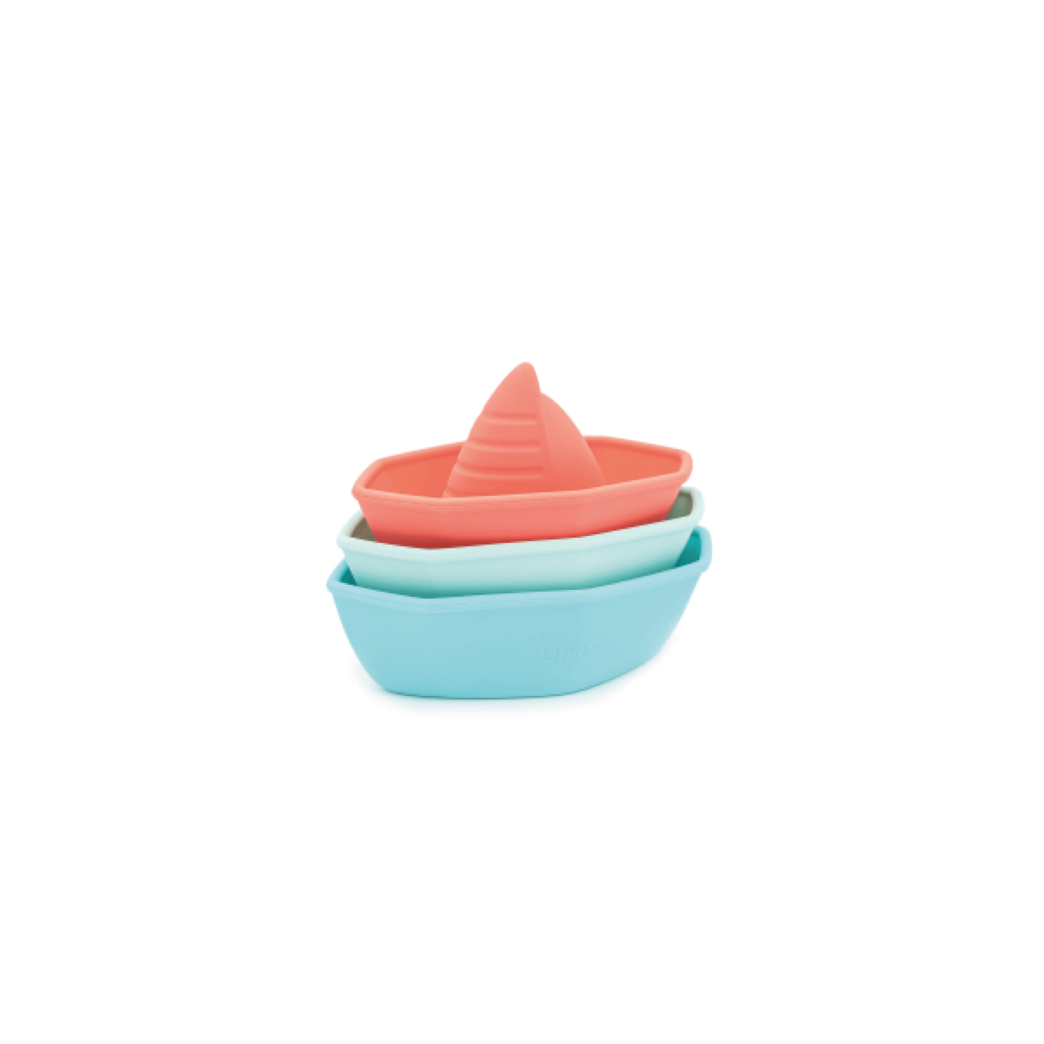 Trio de bateaux empilables en silicone