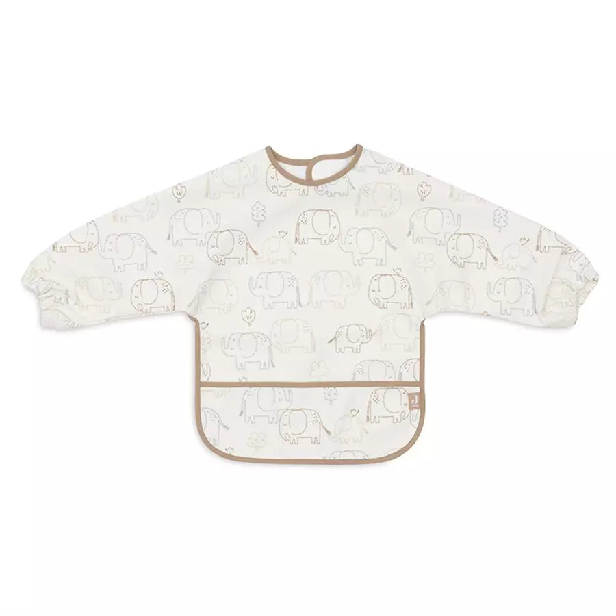 bavoir a manches motifs éléphants