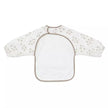 bavoir a manches avec petits fleurs