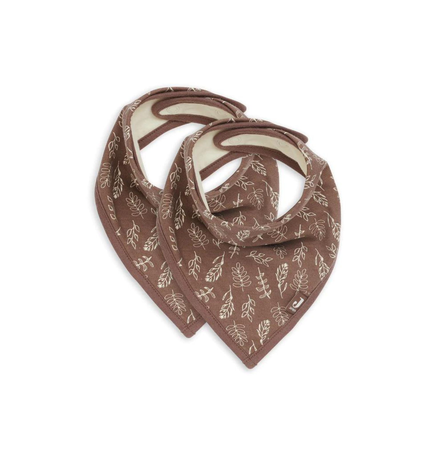 bavoir bandana marron