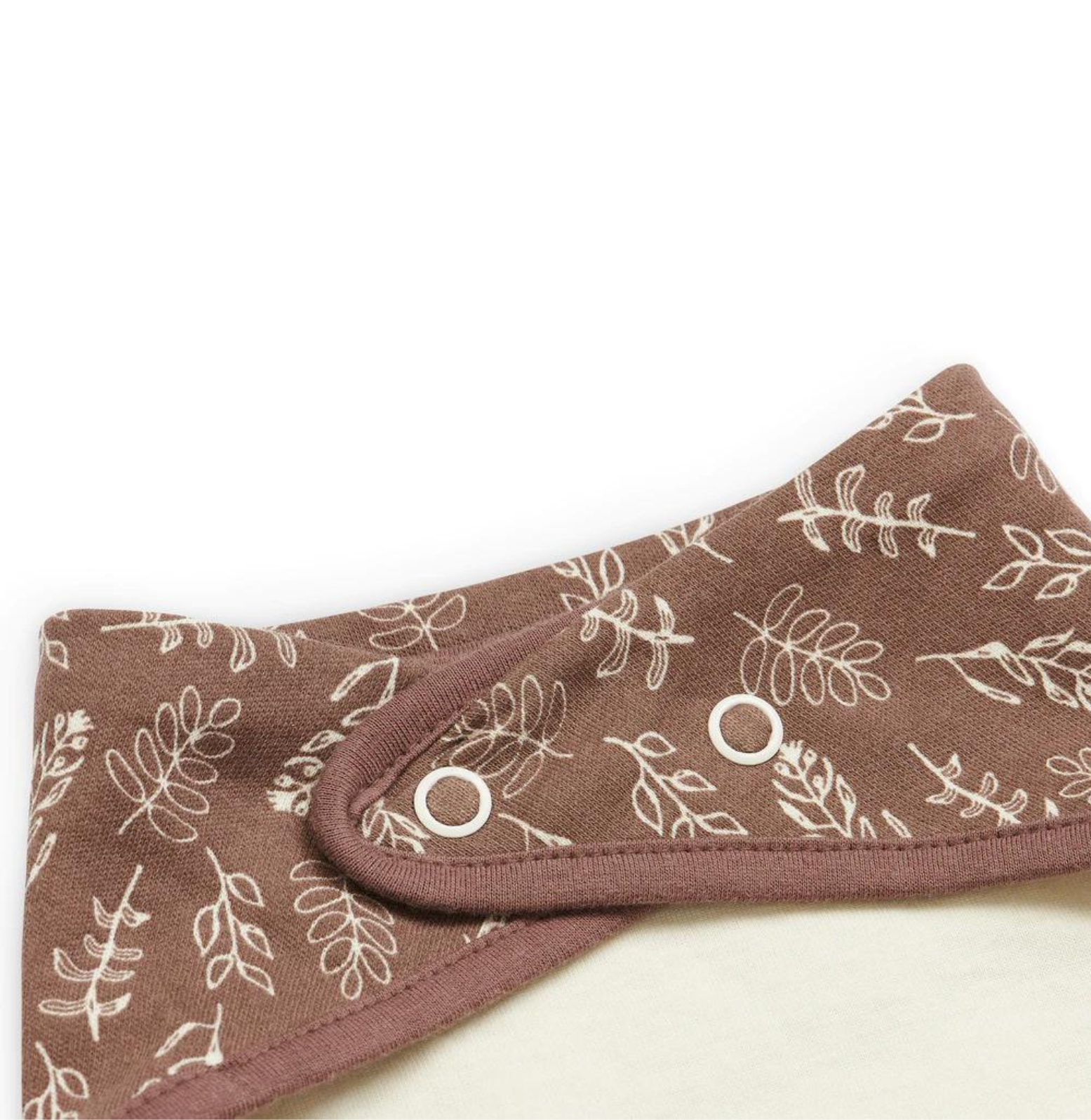 bavoir bandana marron