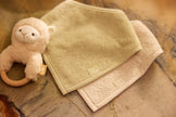 Bavoir bandana matcha et sand Jollein