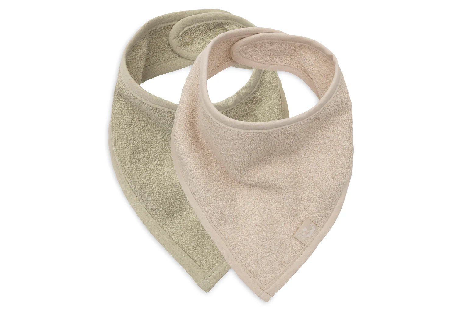 Bavoir bandana matcha et sand Jollein