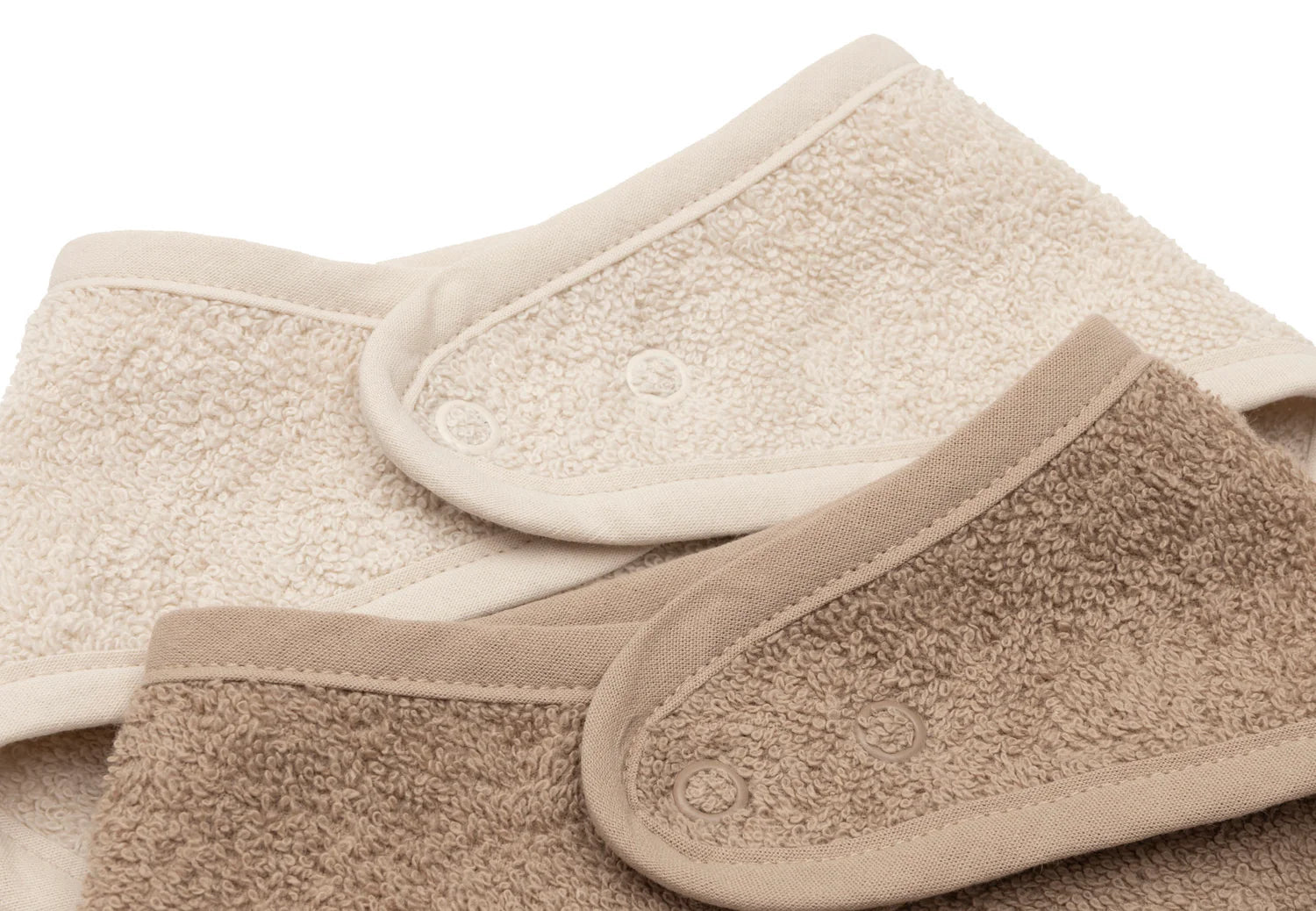 Bavoir bandana jollein sand et milky coffee 