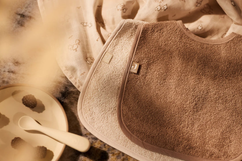 Bavoir éponge jollein Sand and Coffee