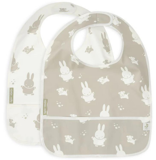 Lot 2 Bavoirs Imperméables | Miffy&Snuffy Olive Green