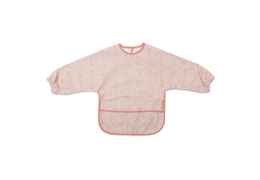Bavoir à manche silk rose Jollein