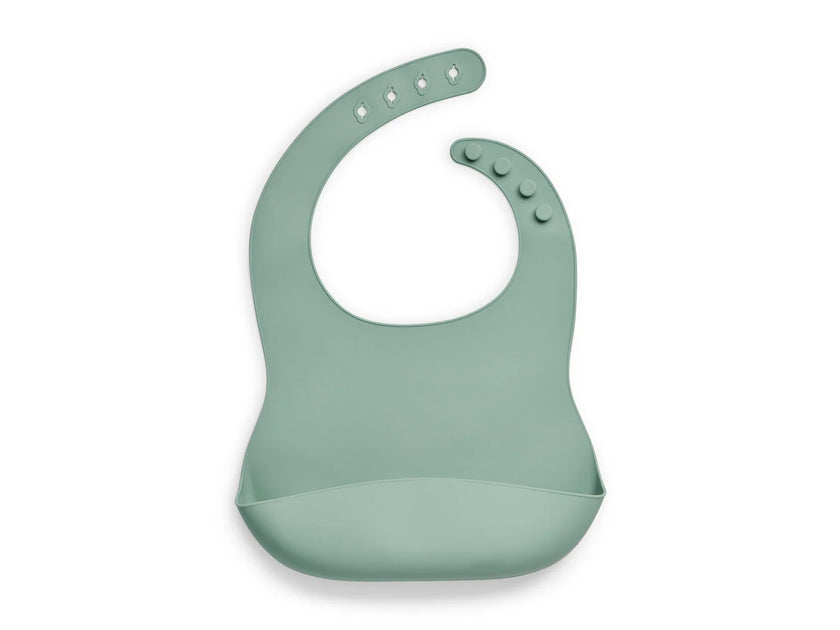 Bavoir silicone Jollein Ash Green
