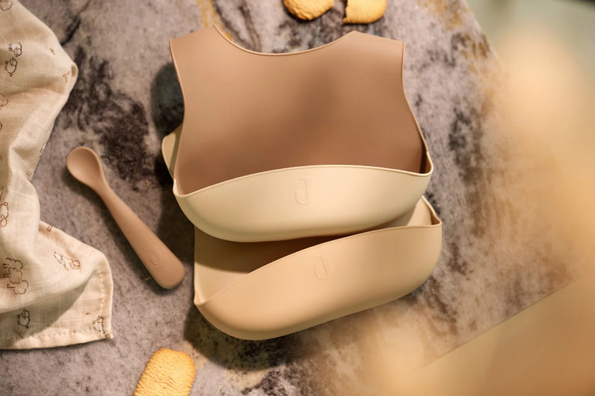 Bavoir silicone natural jollein