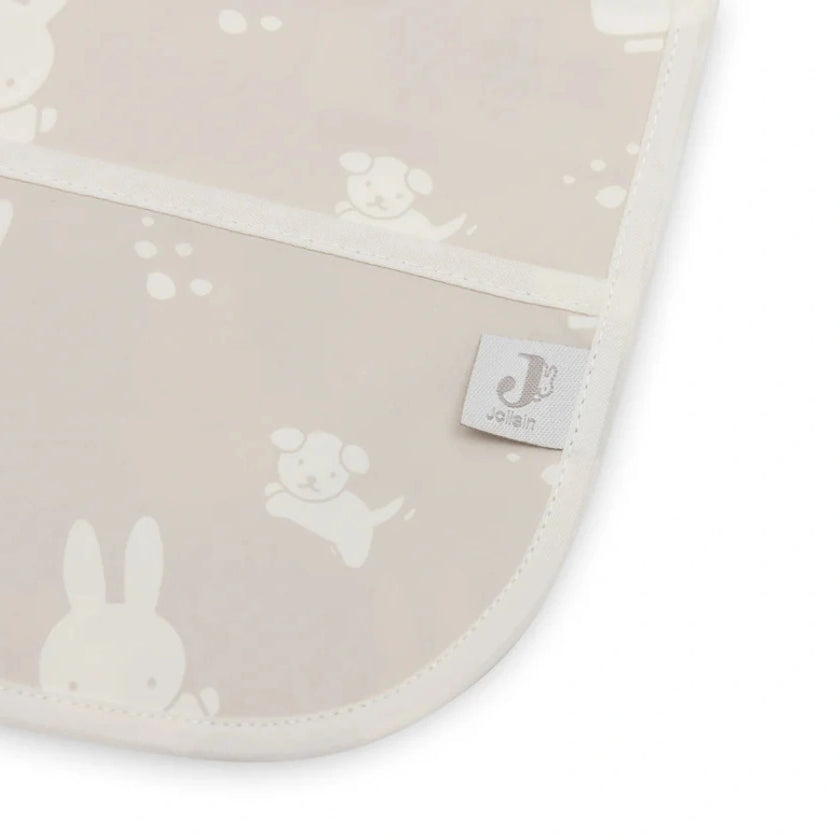 bavoir a manche miffy and snuffy nougat