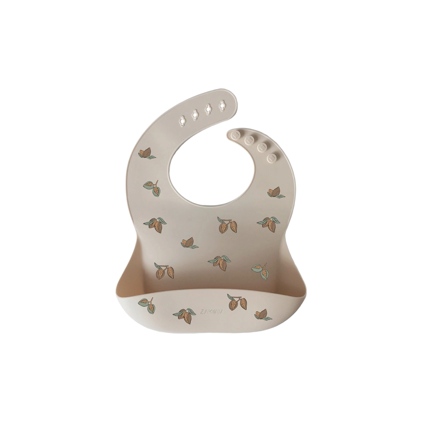 bavoir en silicone amandes